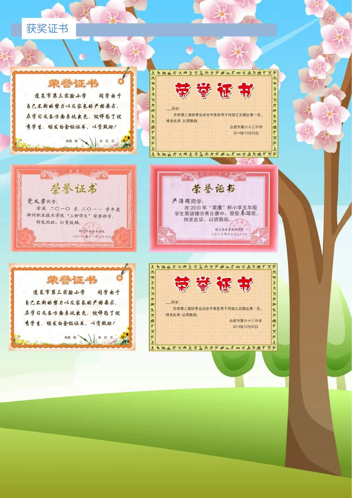 2026中国美术学院小升初简历 7 2第5页预览