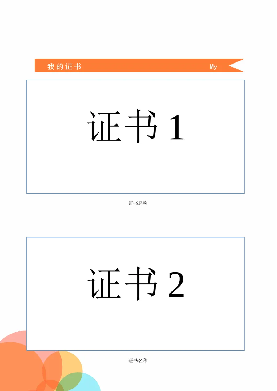 2026某实验小学小升初简历第8页预览
