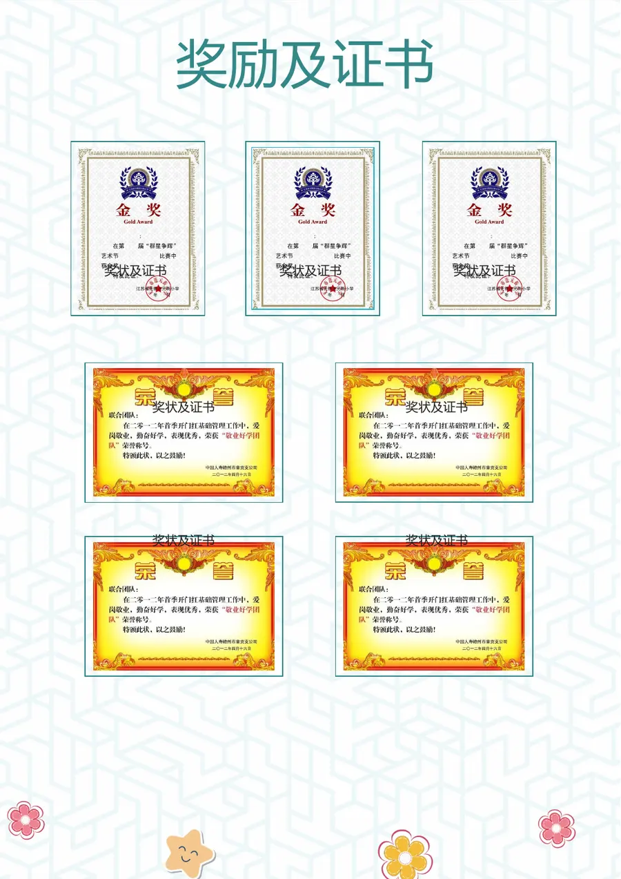 2026蓝色卡通小升初简历模板第5页预览