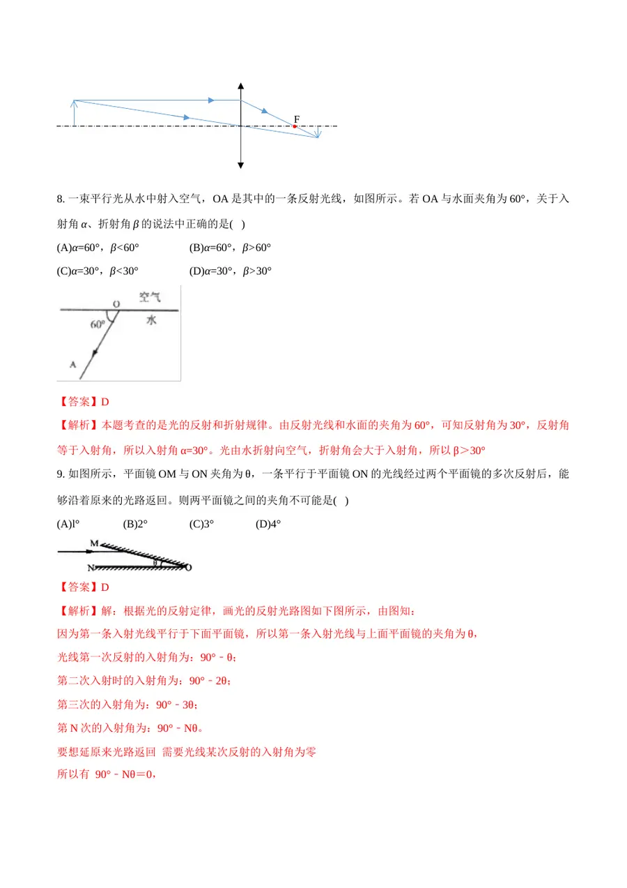 2026专题06 光（解析版）第5页预览