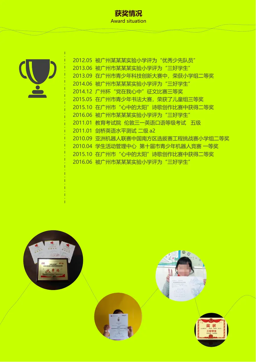 2026小升初综合素质展现模板第5页预览